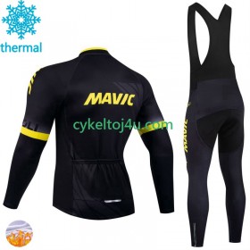Mavic Cykeltrøje Langærmet + Bib Cykelbukser Vinter Thermal Fleece 2024